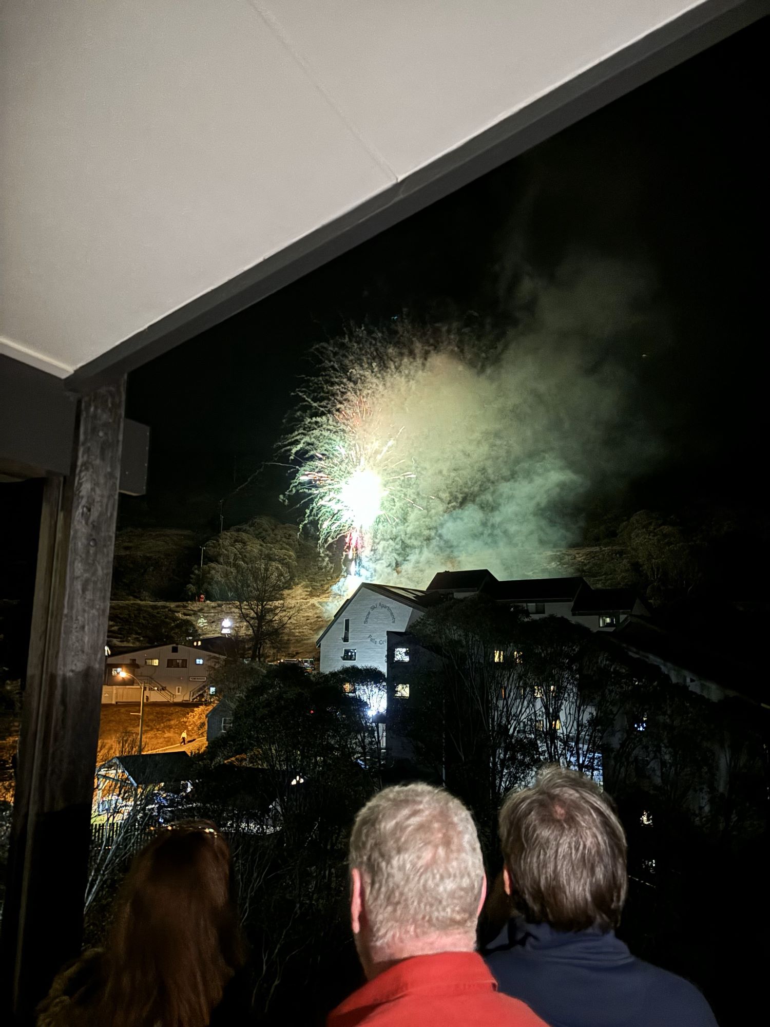 2024 AAC FC Opening Weekend fireworks from the balcony