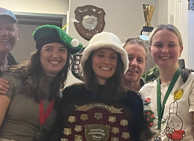 AAC FC 2025 Race dinner Womens and Mens Masters winners