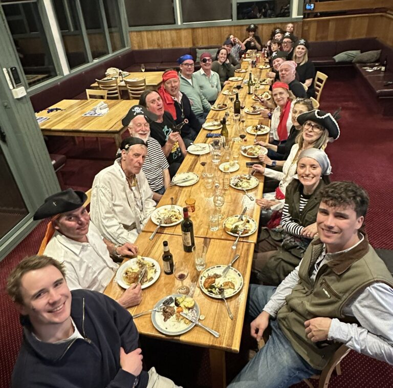 Pirates at dinner